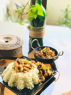 A picture of Dry Chili Chicken.