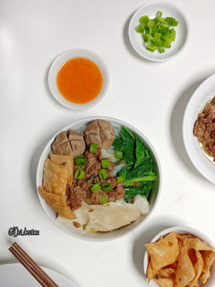 Foto resep Mie Kwetiau rebus (Ala Mie Ayam)
