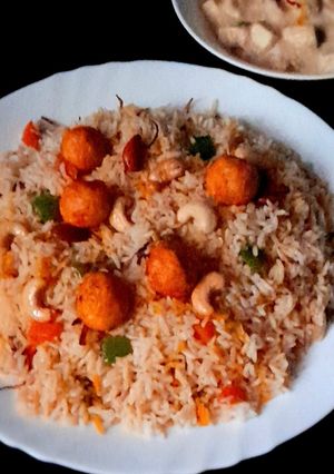A picture of Shahi Moti Pulao.