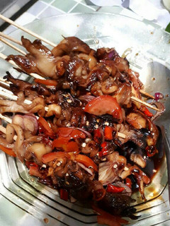 Foto resep Sate jamur tiram bumbu kecap