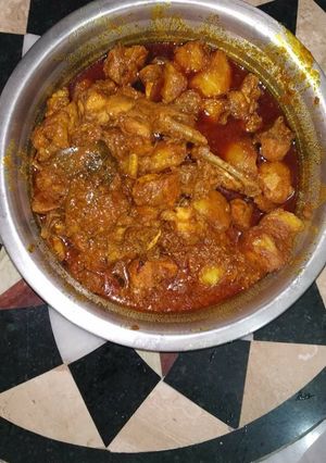 A picture of Chicken korma.