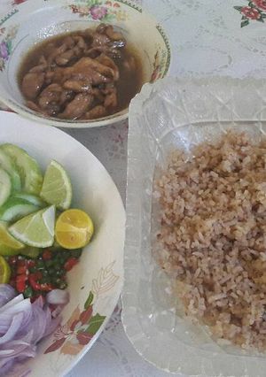 รูปของ ข้าวคลุกกะปิ (ของเหลือในครัว)