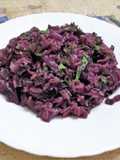 Col lombarda con arroz
