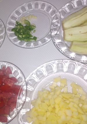 عکسی از دستور خوراک بادمجان