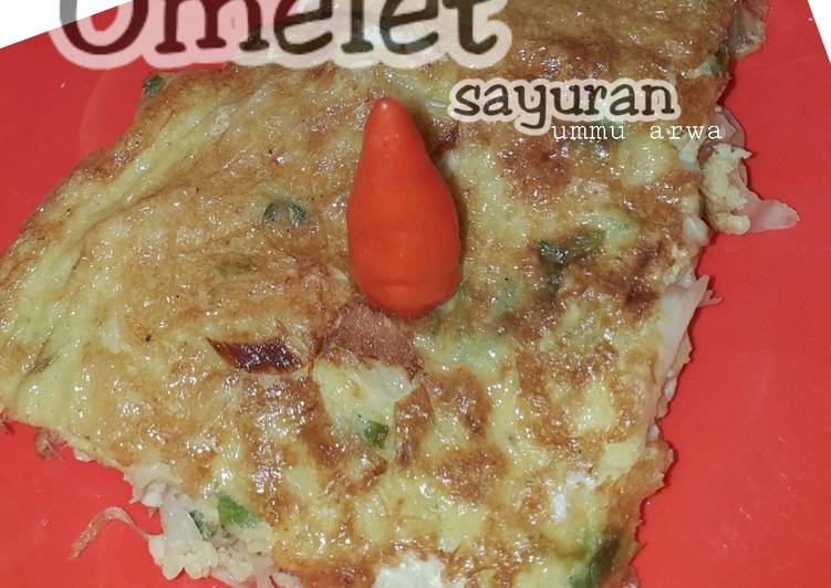 Omelet sayuran kilat praktis #31