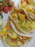 Chicken Tacos al Pastor Style