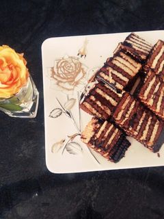 عکسی از دستور کیک یخچالی