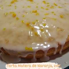 Una foto de Torta matera de naranja