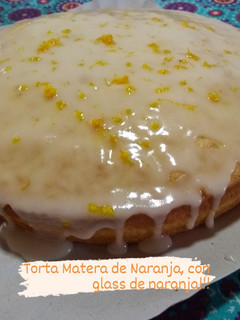Una foto de Torta matera de naranja