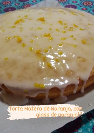 Una foto de Torta matera de naranja