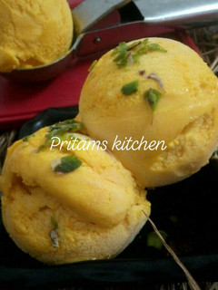 नेचुरल मैंगो आइसक्रीम (Natural Mango Icecream recipe in hindi) रेसिपी मुख्य फोटो