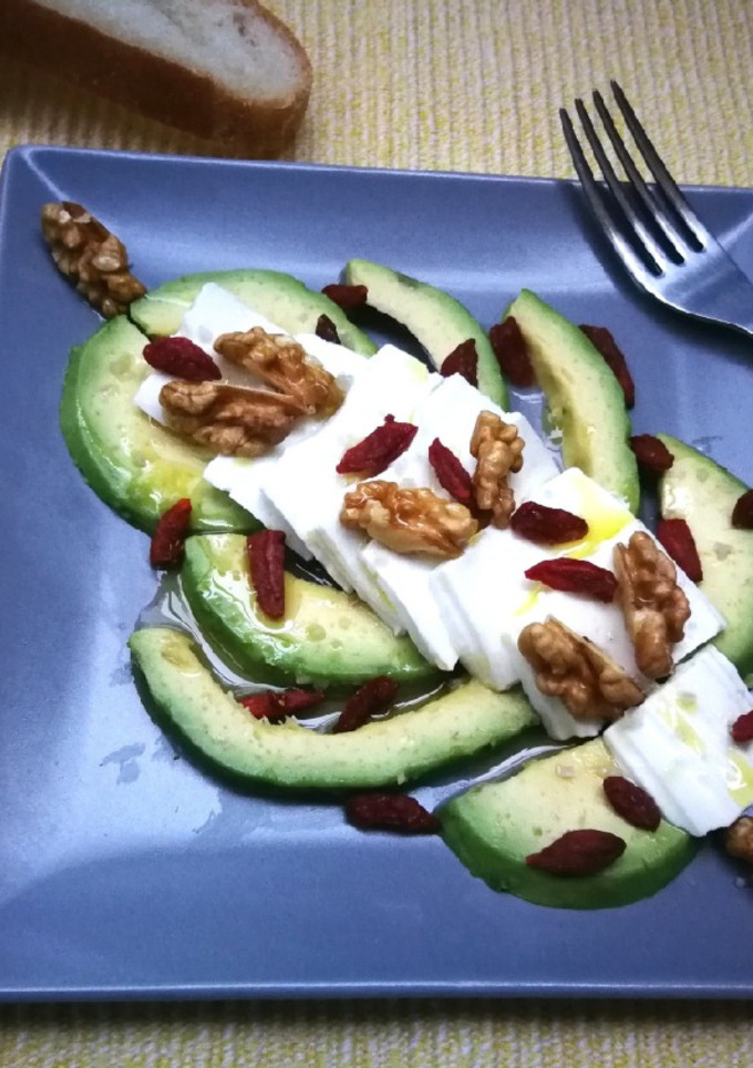 Una foto de Desayuno con queso fresco sin lactosa - fácil