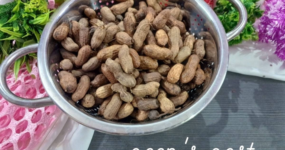 Boiled Fresh Groundnuts Recipe by ZMA - Cookpad