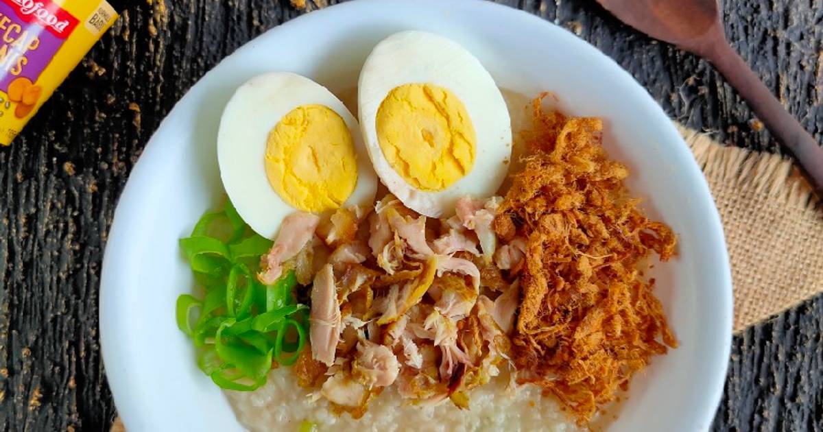 Resep Bubur Ayam Nasi Sisa Semalam Oleh Lyliput Kitchens Cookpad