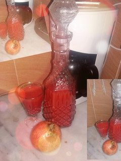صورة لوصفة عصير الرمان
