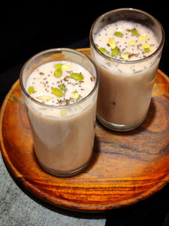 A picture of Jammy banana milkshake.