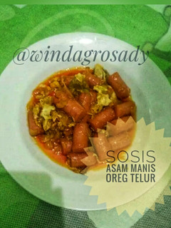 Foto resep Sosis Asam Manis Oreg Telor