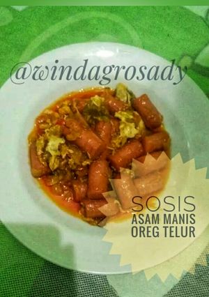 Foto resep Sosis Asam Manis Oreg Telor