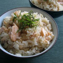 A picture of Salmon Takikomi Gohan.