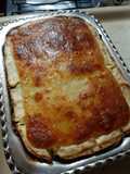 Pastel de carne con: papá, boniato zanahoria, jamón y mozzarella