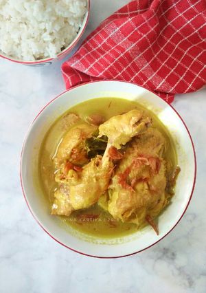 Foto resep Opor Ayam Bumbu Kuning #Bandung_RecookLeniDenyra