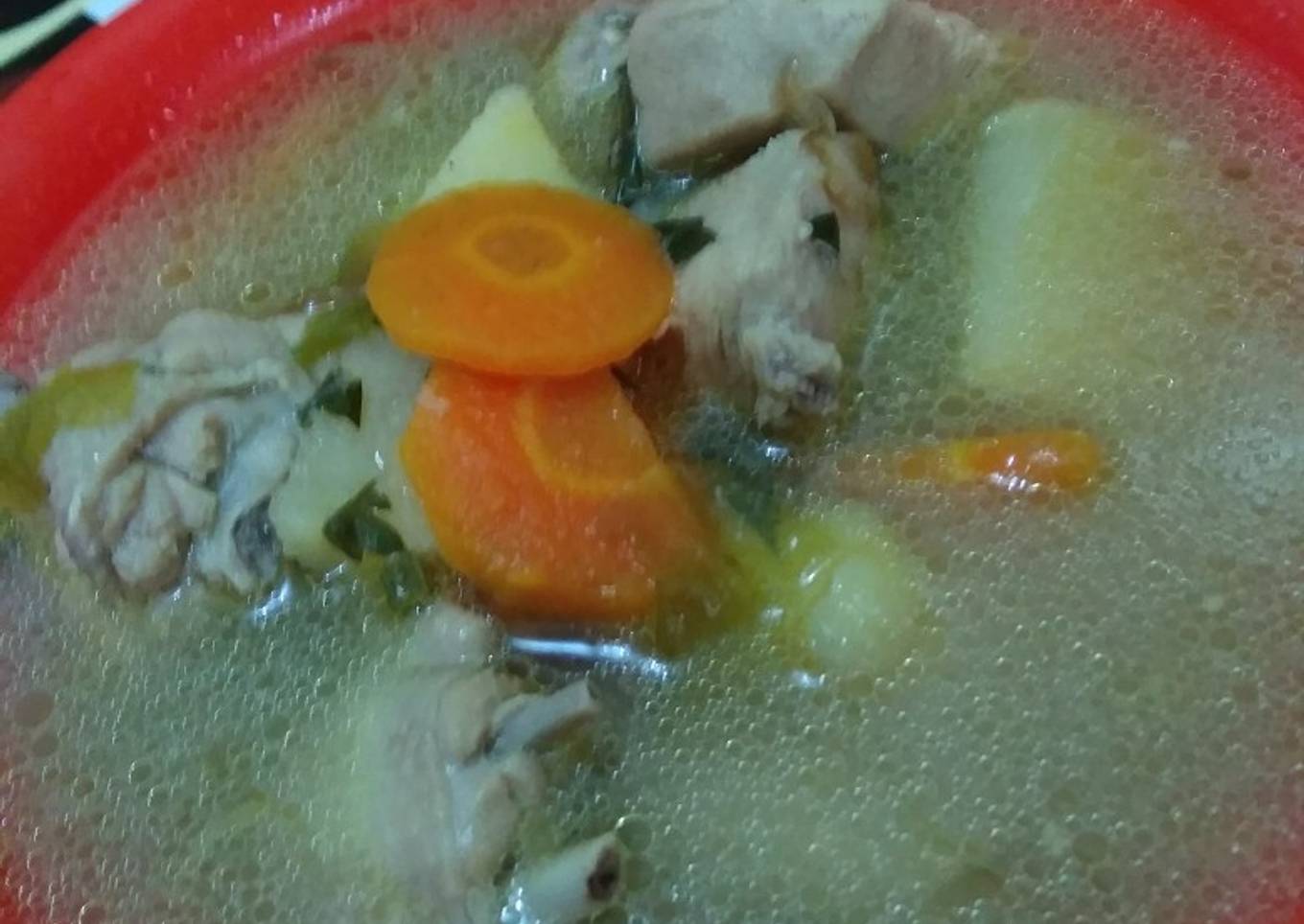 Sop ayam banjar