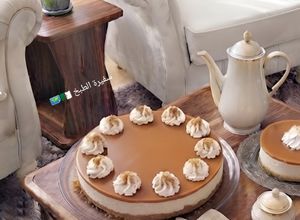 صورة لوصفة تشيز كيك الكراميل caramel cheesecake