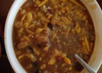 Fresh, Prepare Recipe 3 Bean Chili Very Delicious