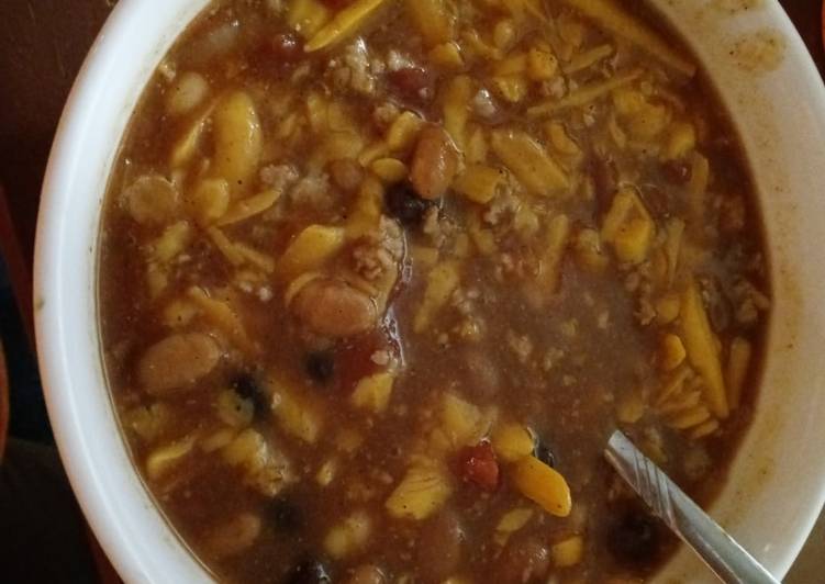 3 Bean Chili Recipe By Pittbullmom2014 Cookpad