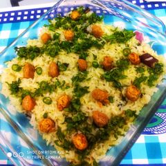 A picture of Gatta pulav.