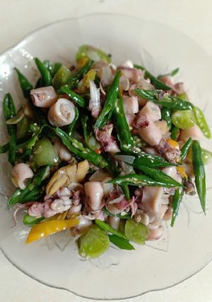 Foto resep Cumi pedas cabe ijo