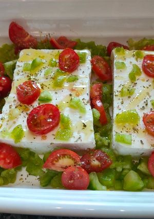 Une photo de Feta rôtie au four