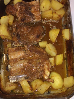 Una foto de Costillitas de cerdo BBQ
