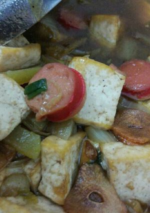Foto resep Tahu sosis labu bumbu teriyaki