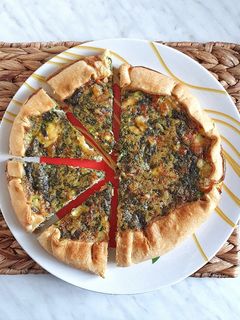 Foto di Torta salata spinaci e pancetta