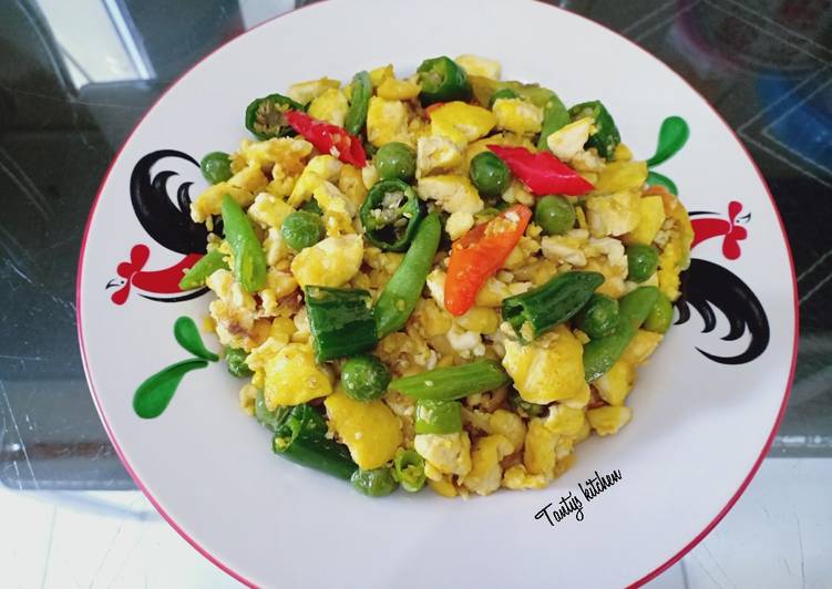 Orak arik tahu telur