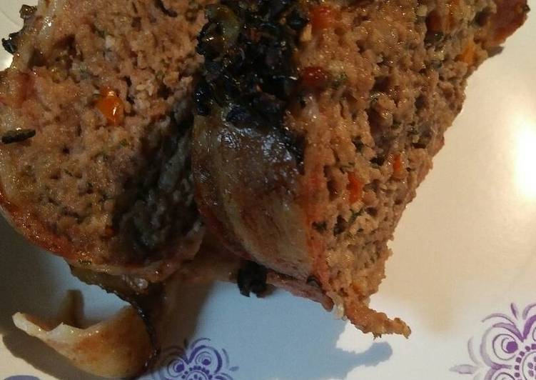 Recipe of Super Quick Homemade Meat Loaf with Olive Tapenade