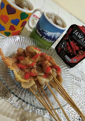 Foto resep Cilok tusuk goreng telur