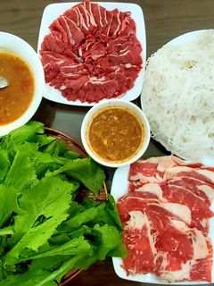 Hình của món Thịt bò nhúng mẻ.