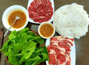 Hình của món Thịt bò nhúng mẻ.