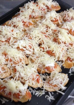 A picture of Bruschetta.