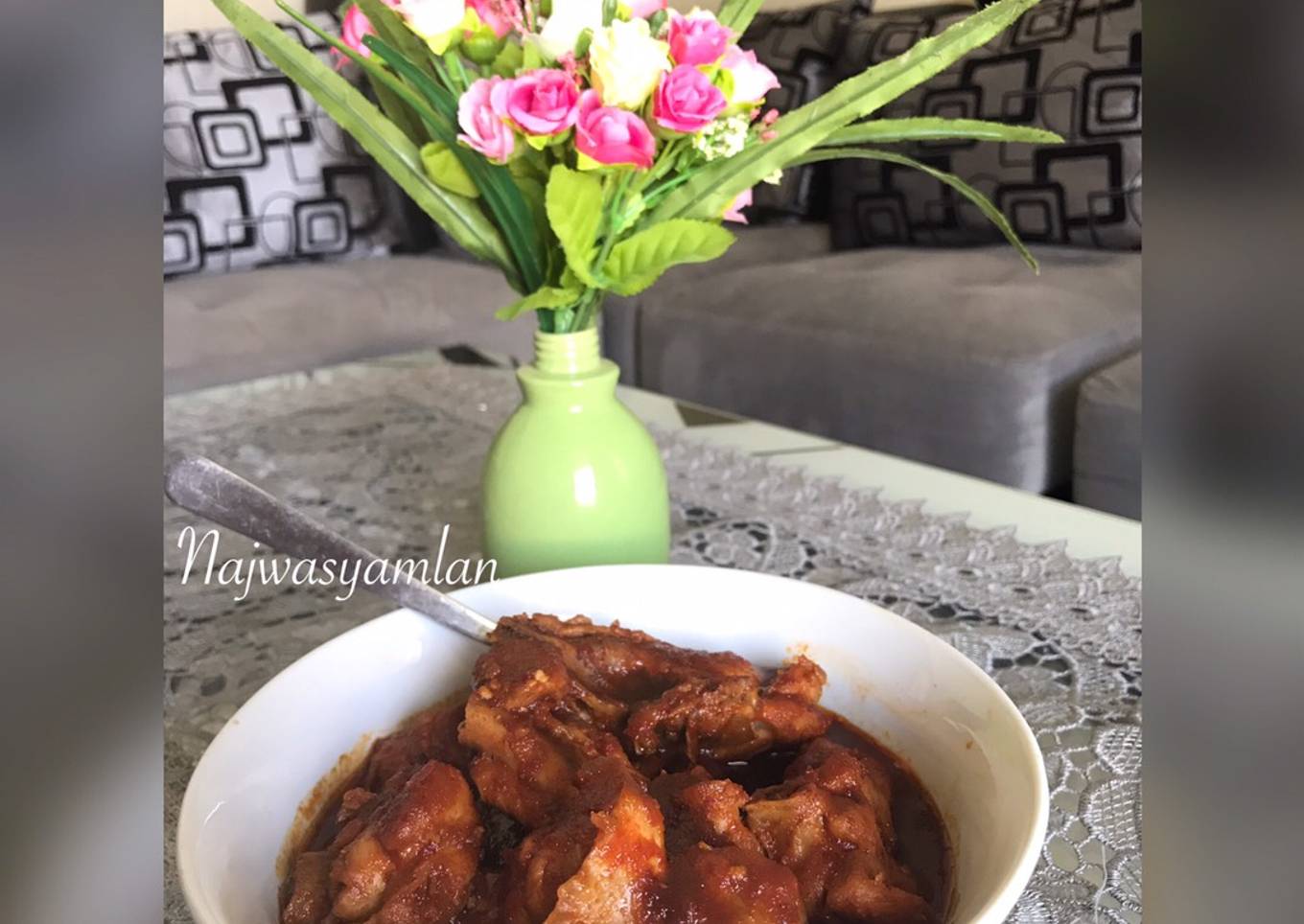 Ayam balado pedas manis
