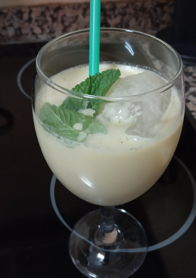 Una foto de Sorbete de mojito