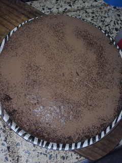 Una foto de Torta de chocolate fácil y sin huevo