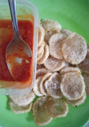 Foto resep Cireng Koin (Jajanan SD) plus saos sambal endulita