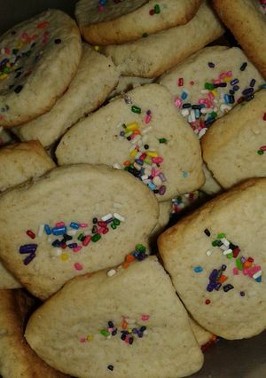 Una foto de Galletitas de manteca sin huevo