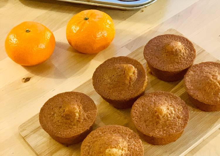 La Délicieuse Recette du Petits gâteaux au yaourt, mandarine et miel