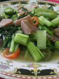 Tumis basin (baso sosin)