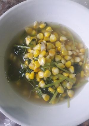 Foto resep Sup bayam jagung