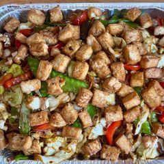A picture of Veggie Pancit Bihon with Tofu.